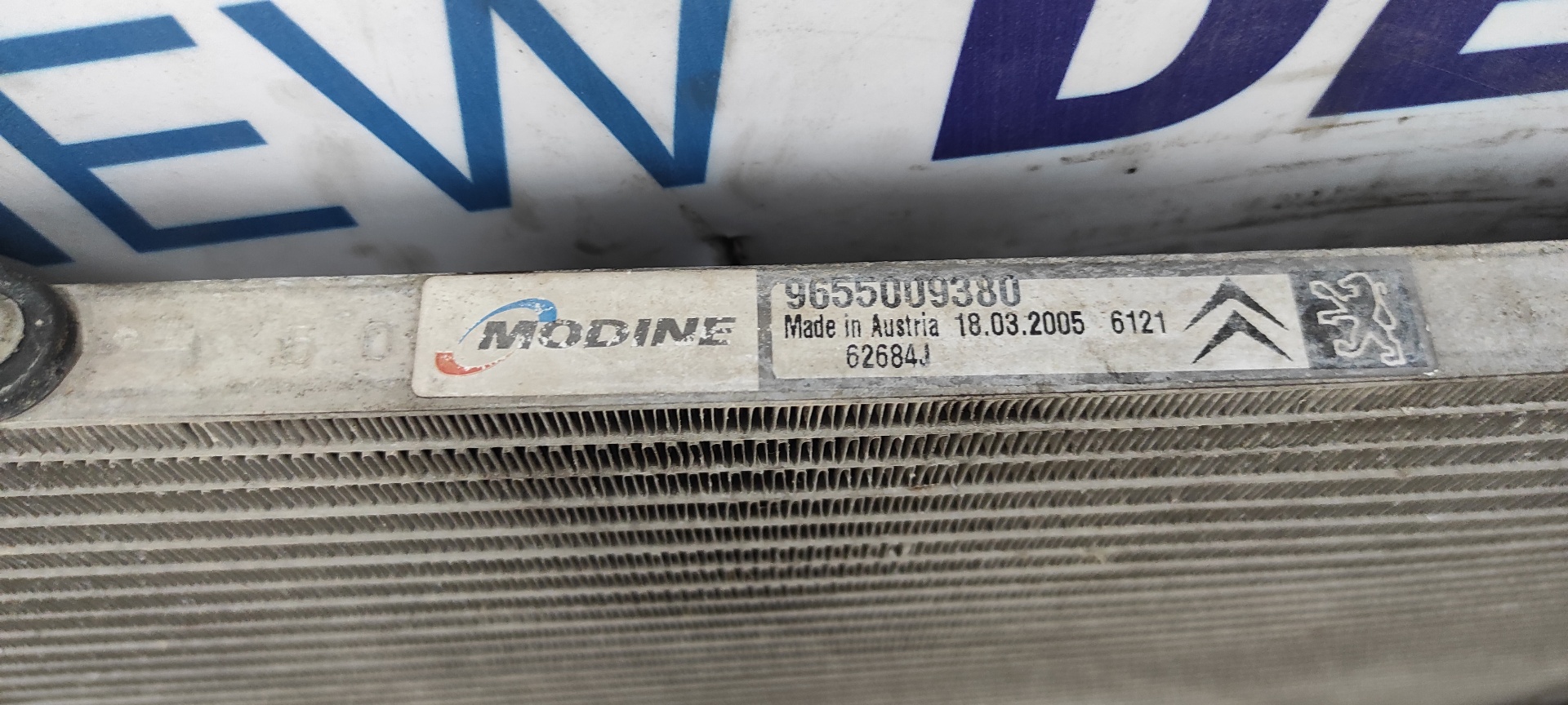 CONDENSADOR / RADIADOR  AIRE ACONDICIONADO CITROEN C2 - vista 3