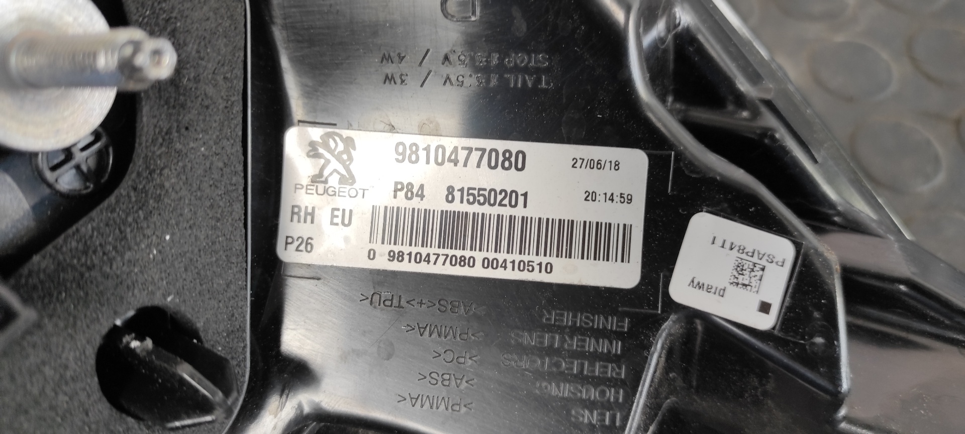 PILOTO TRASERO DERECHO PEUGEOT 3008 - vista 7