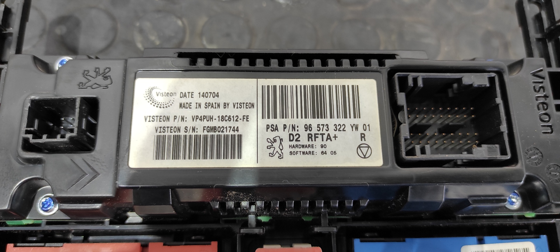 MANDO CLIMATIZADOR PEUGEOT 407 - vista 3