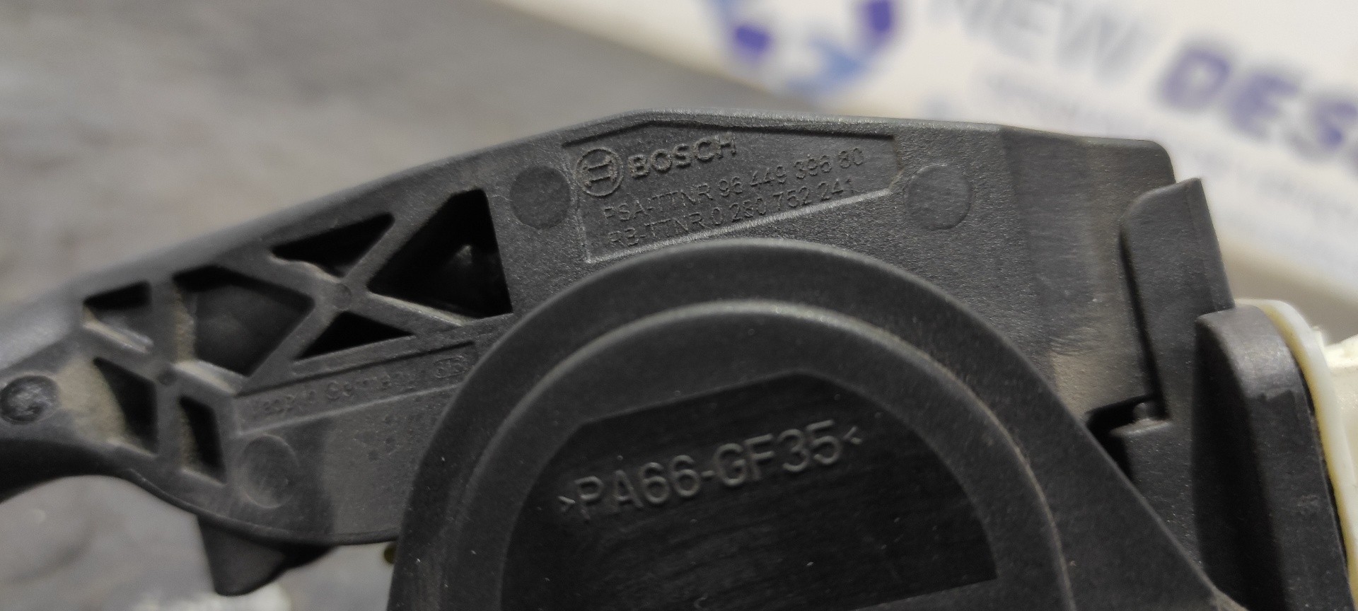 POTENCIOMETRO PEDAL PEUGEOT 407 - vista 3