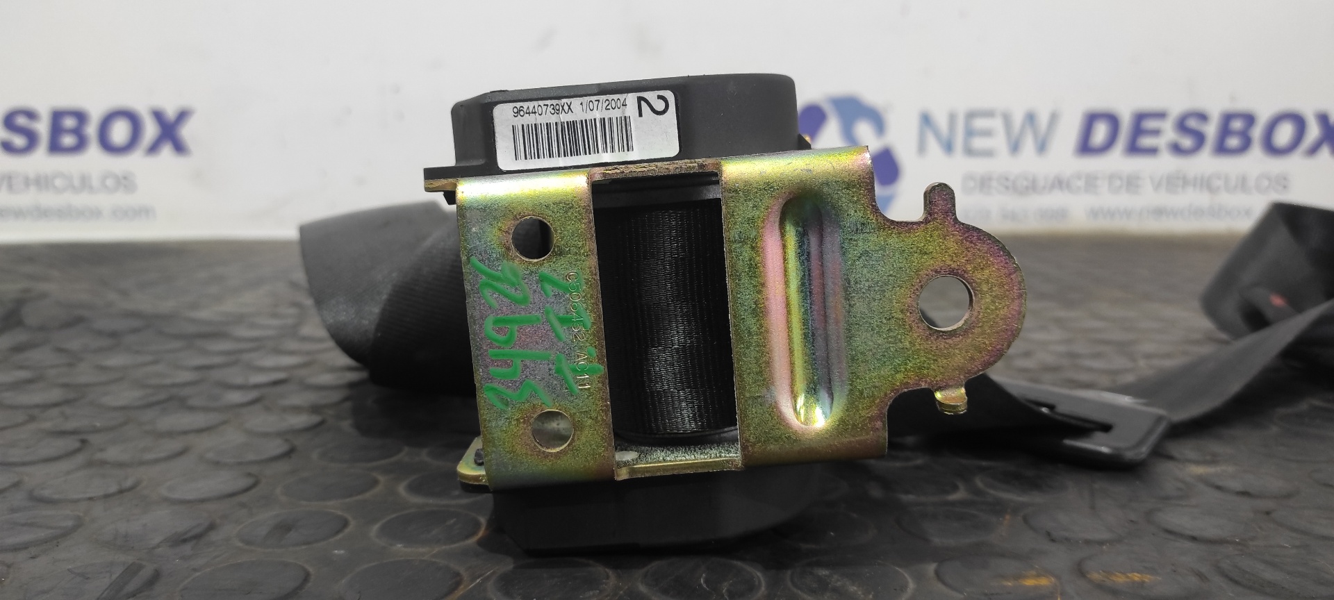 CINTURON TRASERO IZQUIERDO PEUGEOT 407 - vista 5