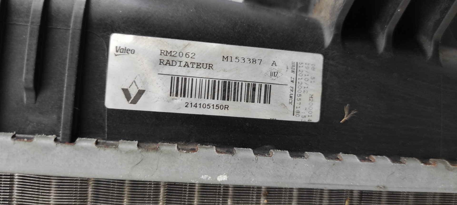 RADIADOR AGUA RENAULT MEGANE III BERLINA 5 P - vista 6