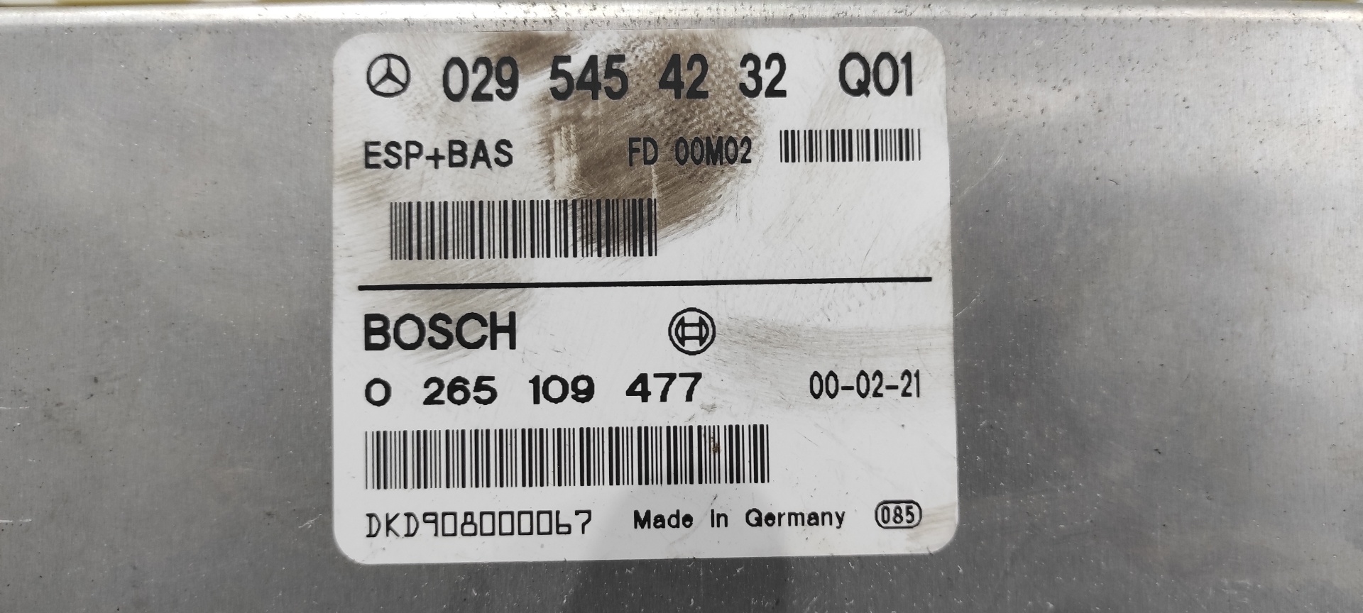 CENTRALITA ABS MERCEDES-BENZ CLASE A (W168) - vista 2