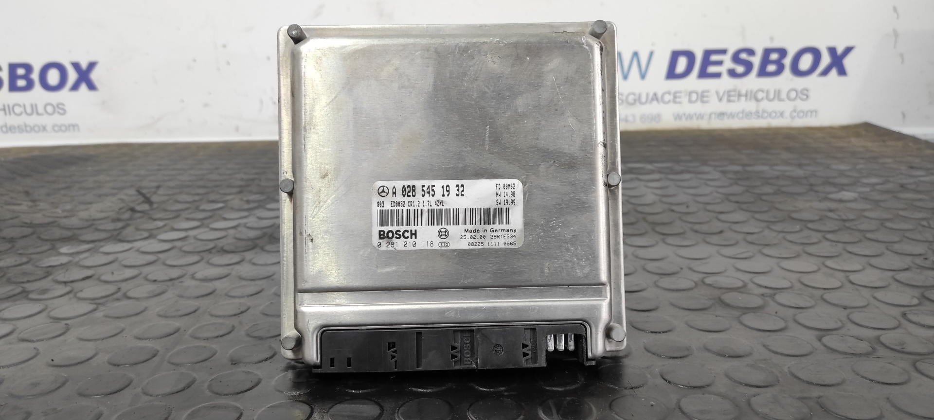 CENTRALITA MOTOR UCE MERCEDES-BENZ CLASE A (W168)