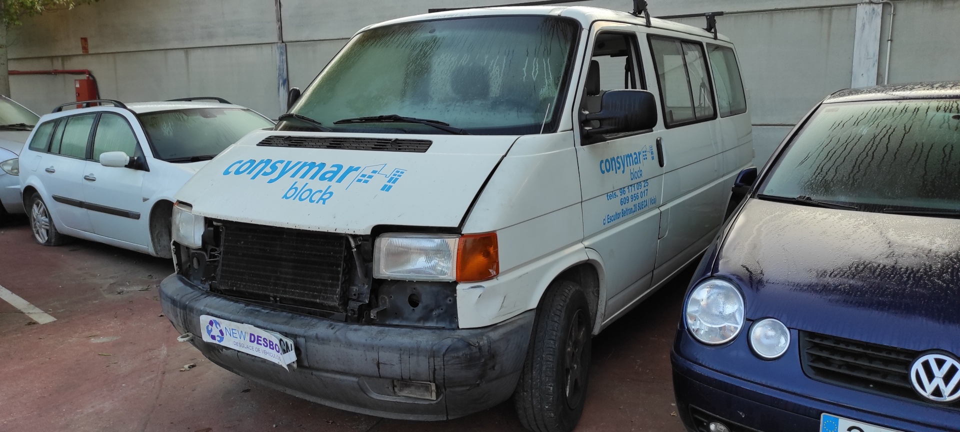 REFUERZO PARAGOLPES DELANTERO VOLKSWAGEN T4 TRANSPORTER/FURGONETA (MOD. 1991) - vista 3