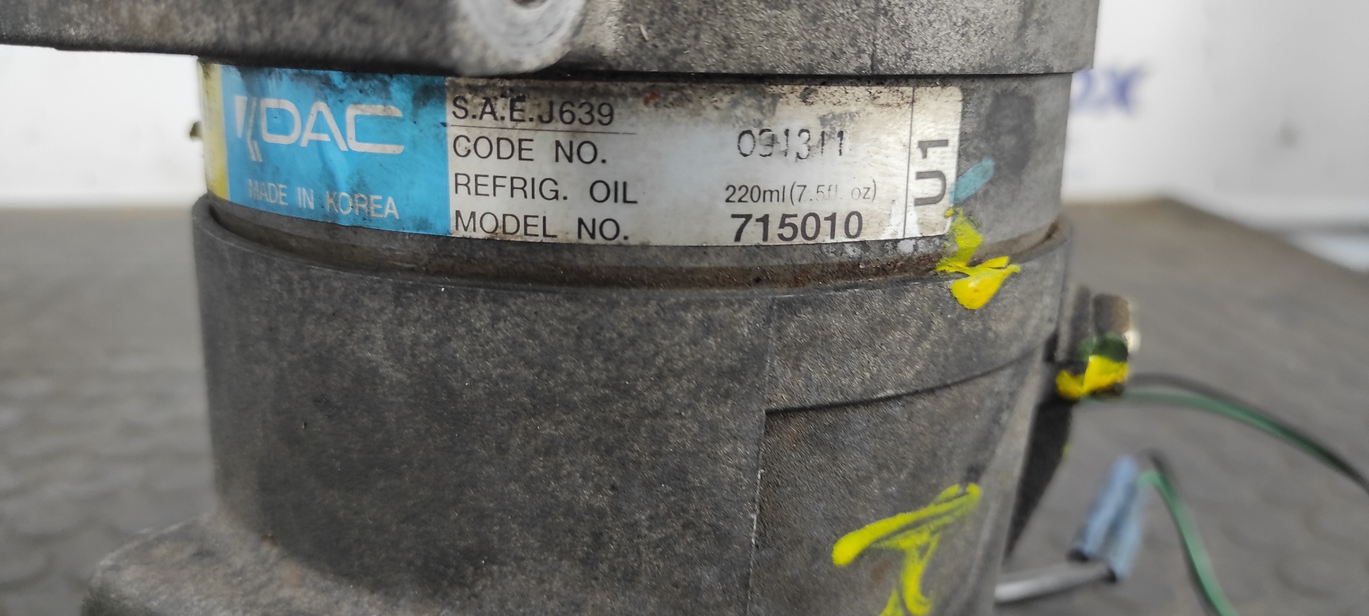 COMPRESOR AIRE ACONDICIONADO DAEWOO LANOS - vista 5