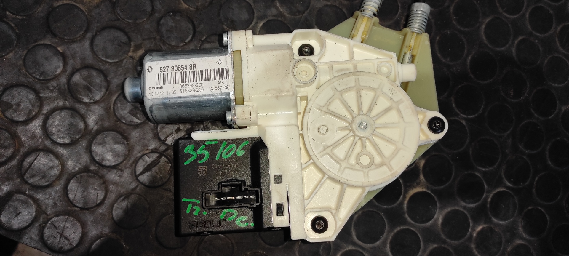 ELEVALUNAS TRASERO DERECHO RENAULT MEGANE III BERLINA 5 P - vista 4