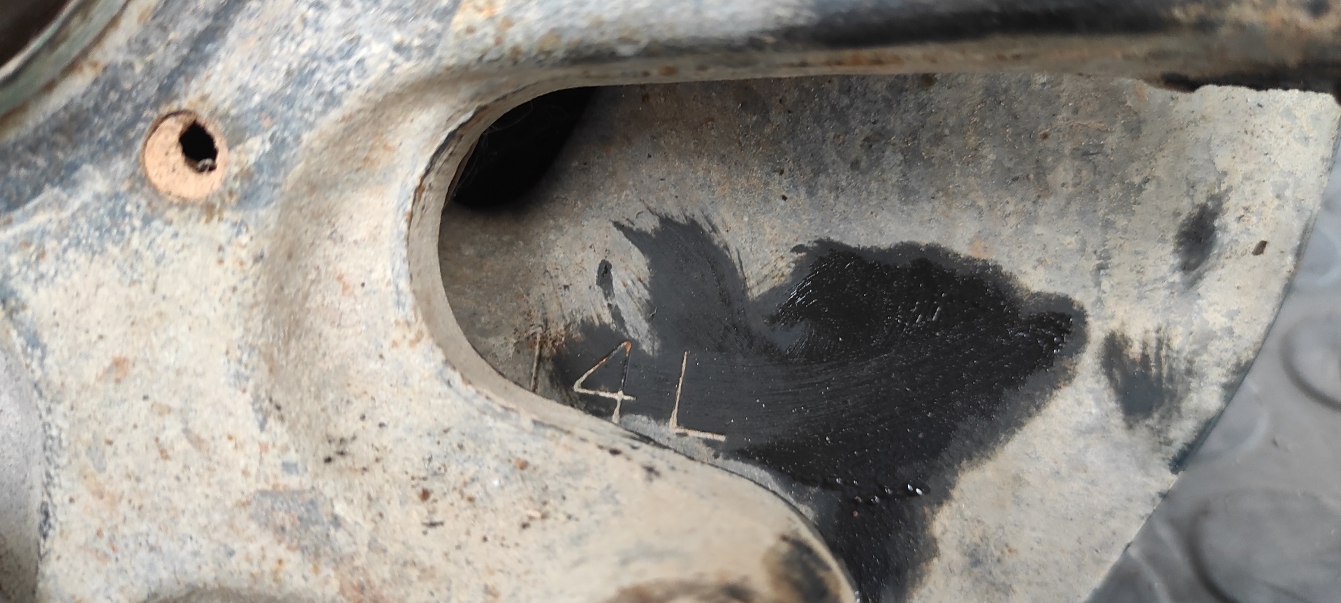 MANGUETA DELANTERA IZQUIERDA MITSUBISHI MONTERO (L040) - vista 4