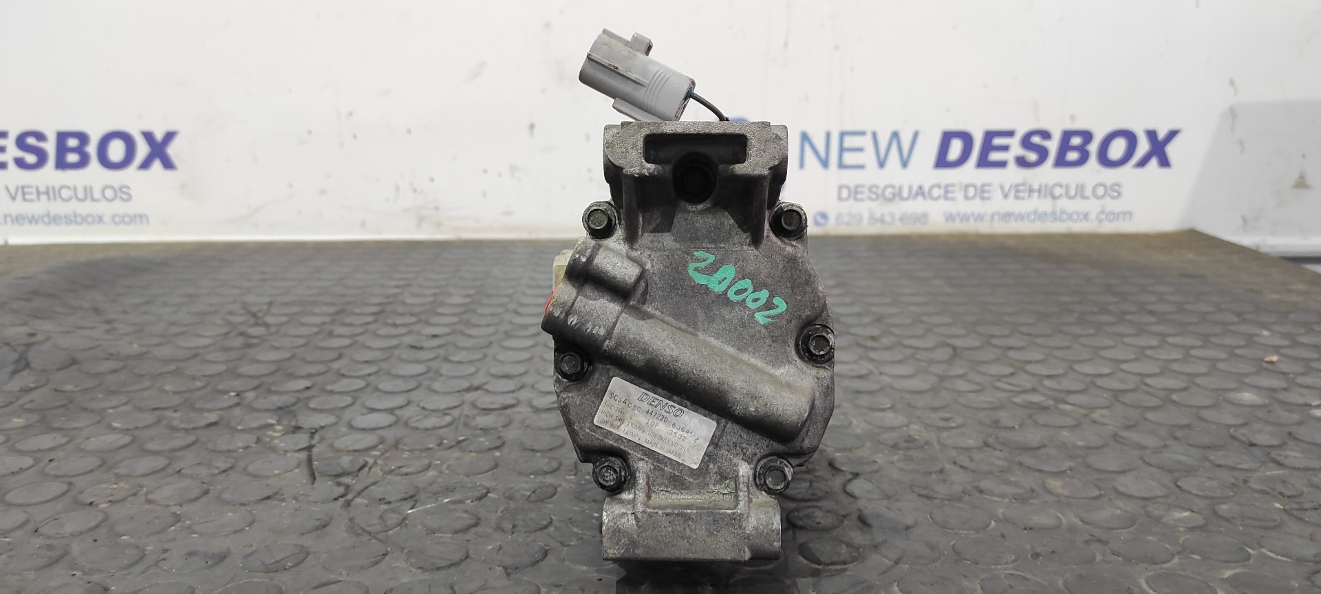 COMPRESOR AIRE ACONDICIONADO TOYOTA COROLLA (E12) - vista 6