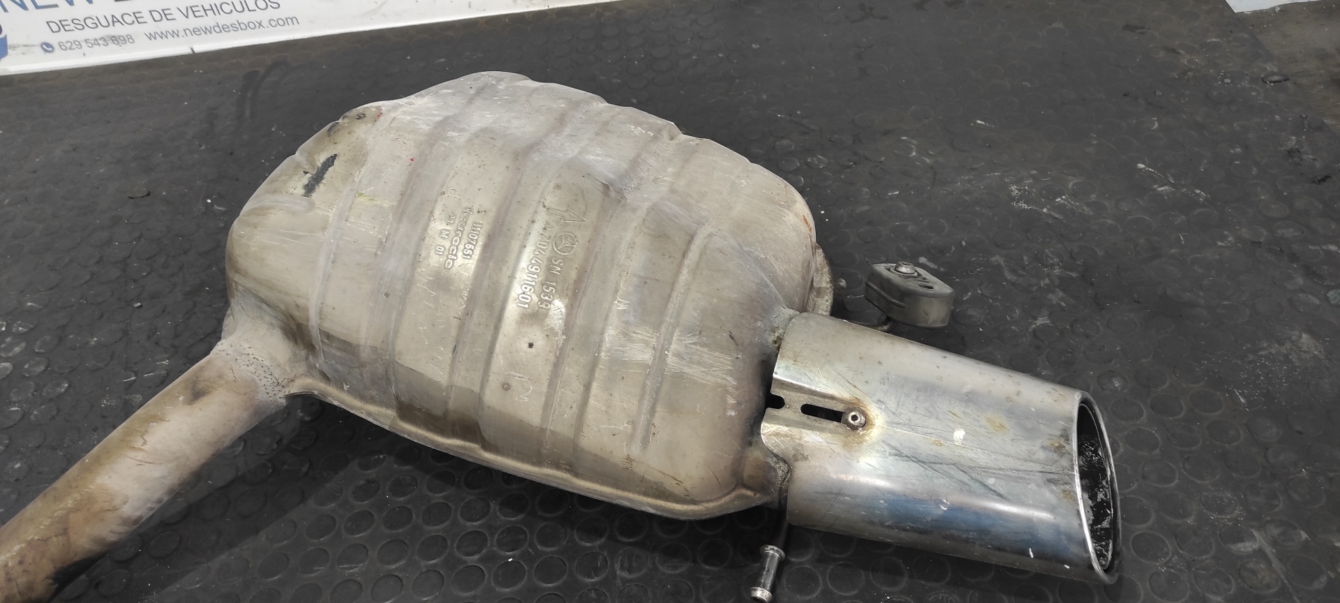 TUBO ESCAPE TRASERO MERCEDES-BENZ CLASE C (W204) BERLINA - vista 4