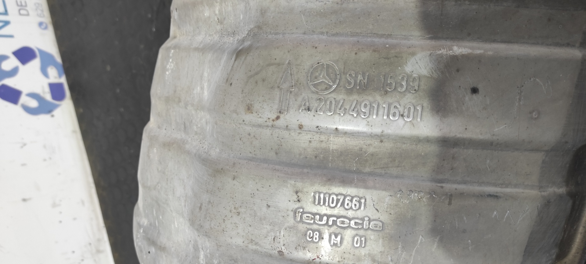 TUBO ESCAPE TRASERO MERCEDES-BENZ CLASE C (W204) BERLINA - vista 3