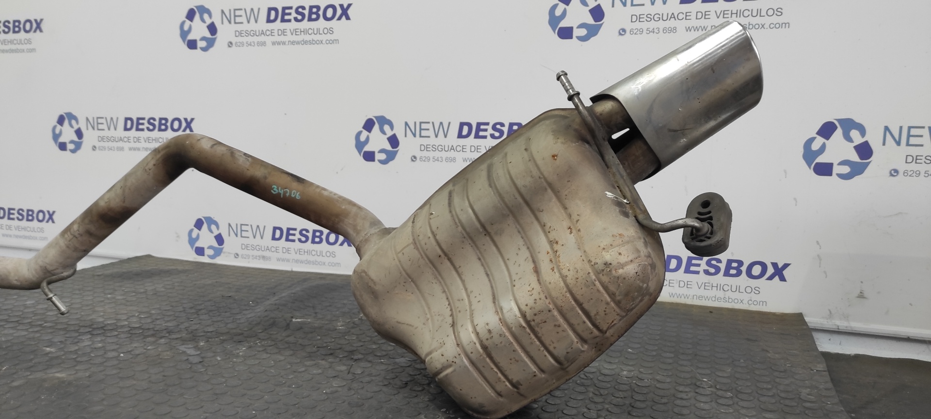 TUBO ESCAPE TRASERO MERCEDES-BENZ CLASE C (W204) BERLINA - vista 7