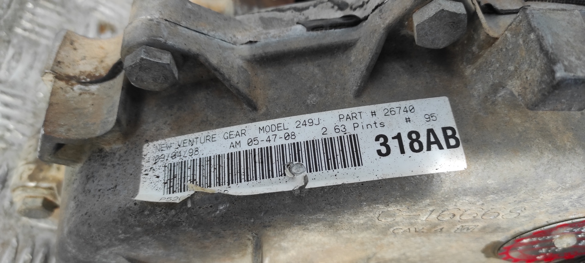 CAJA CAMBIOS JEEP CHEROKEE (J) - vista 2