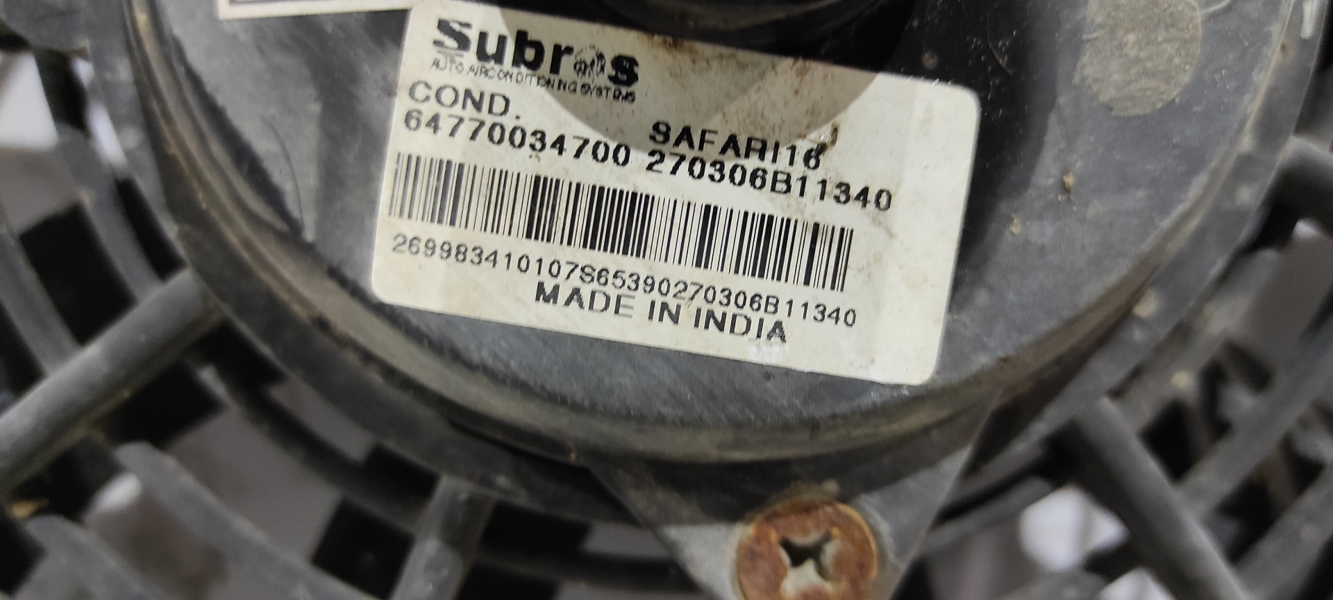 ELECTROVENTILADOR TATA GRAND SAFARI - vista 3