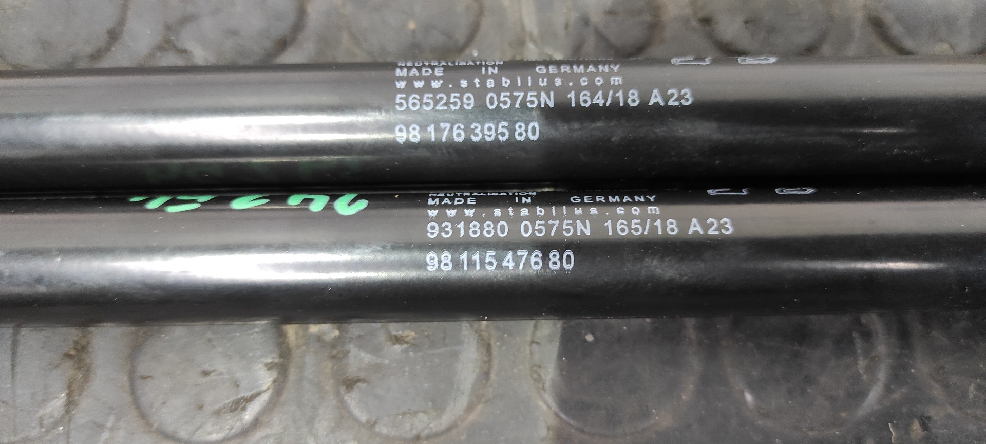 AMORTIGUADORES MALETERO / PORTON PEUGEOT 3008 - vista 2