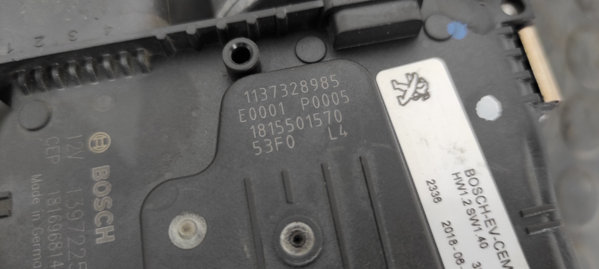 MOTOR LIMPIA DELANTERO PEUGEOT 3008 - vista 9