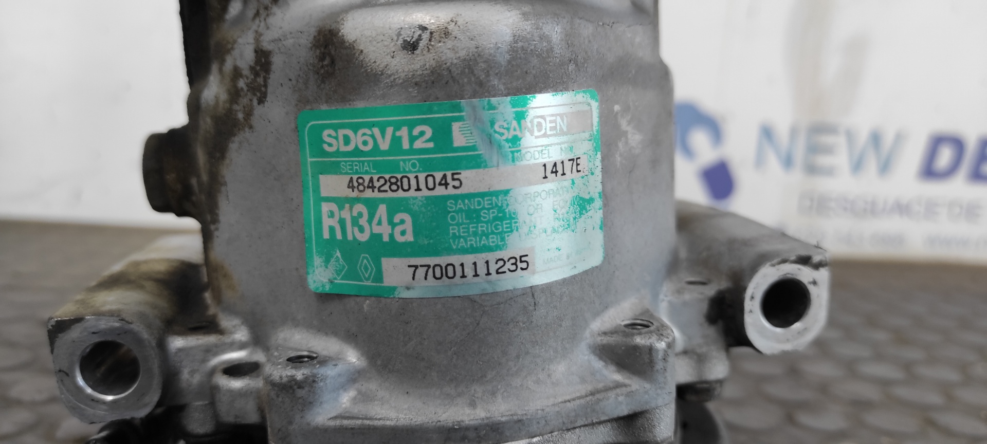 COMPRESOR AIRE ACONDICIONADO RENAULT KANGOO (F/KC0) - vista 6