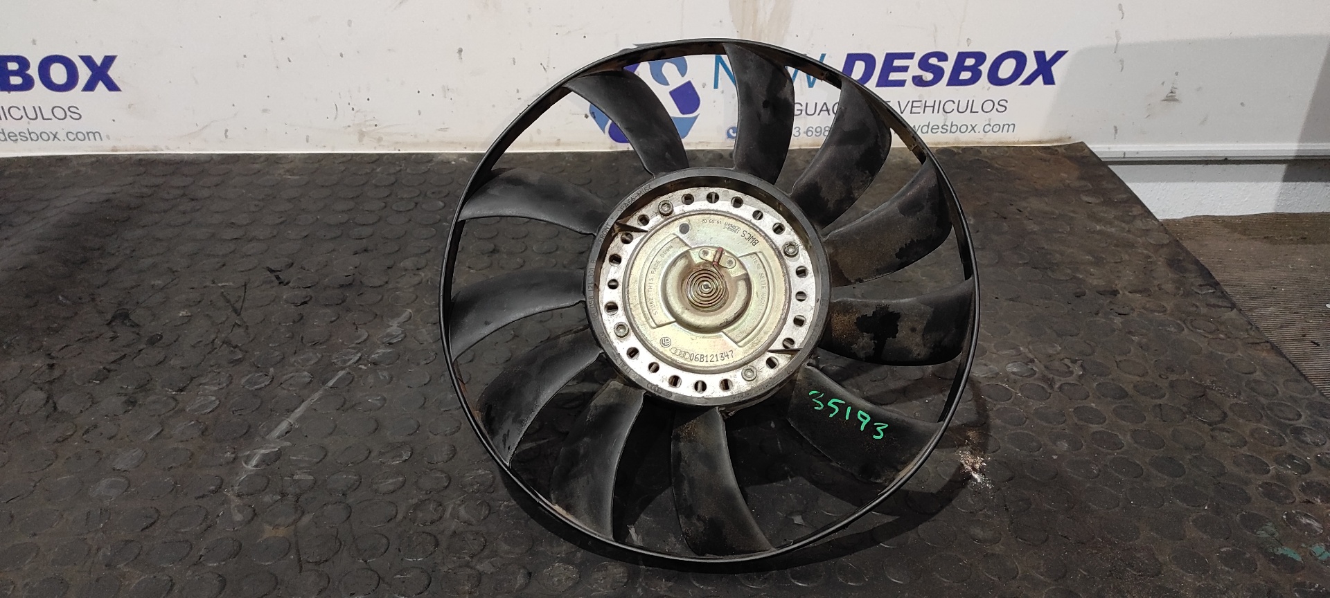 VENTILADOR VISCOSO MOTOR VOLKSWAGEN PASSAT BERLINA (3B3)