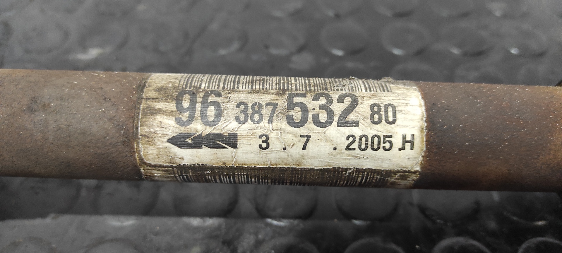 TRANSMISION DELANTERA IZQUIERDA PEUGEOT 206 BERLINA - vista 4