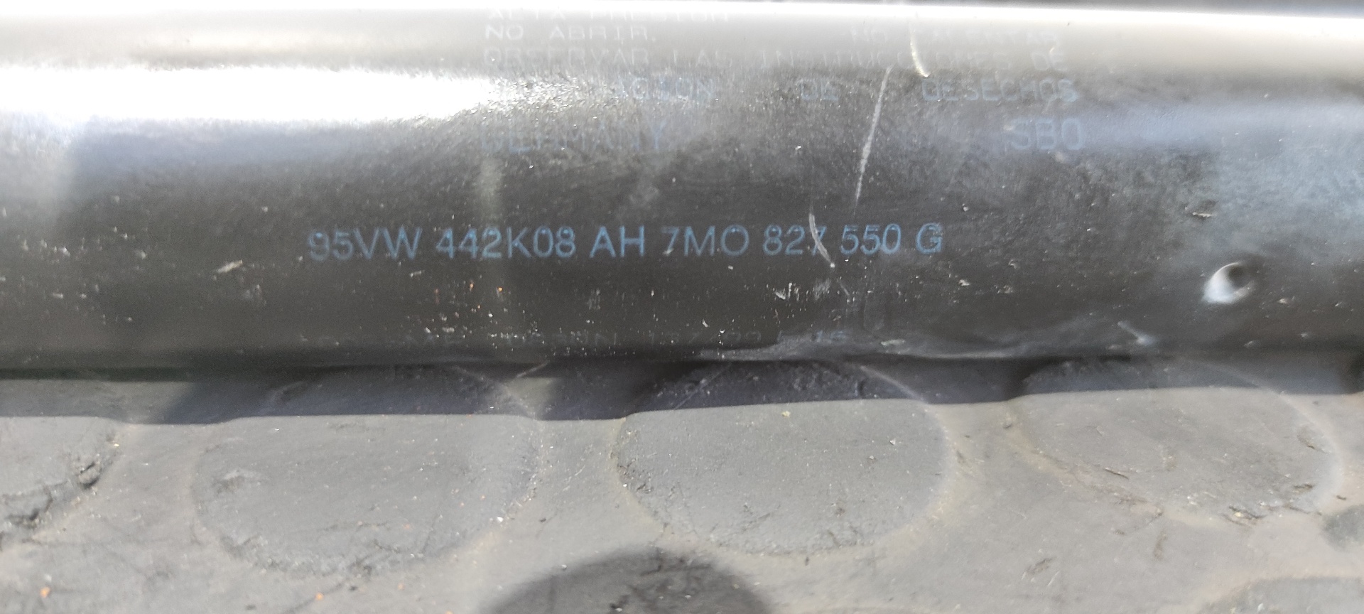 AMORTIGUADORES MALETERO / PORTON VOLKSWAGEN SHARAN (7M8) - vista 2