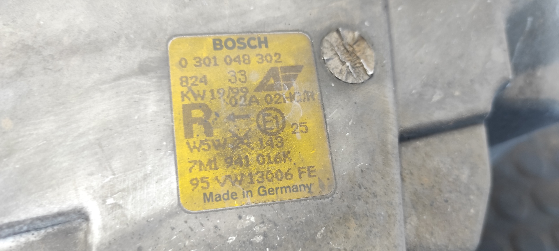 FARO DERECHO VOLKSWAGEN SHARAN (7M8) - vista 7