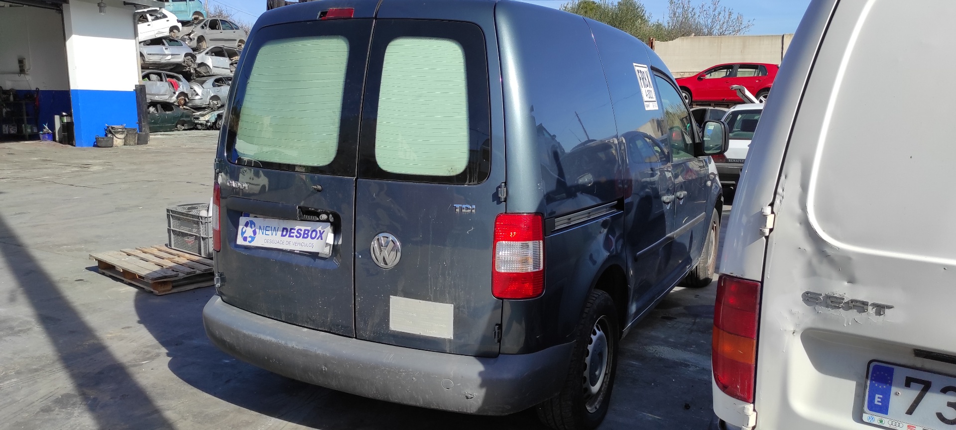 PUERTA LATERAL CORREDERA IZQUIERDA VOLKSWAGEN CADDY KA/KB (2K) - vista 12