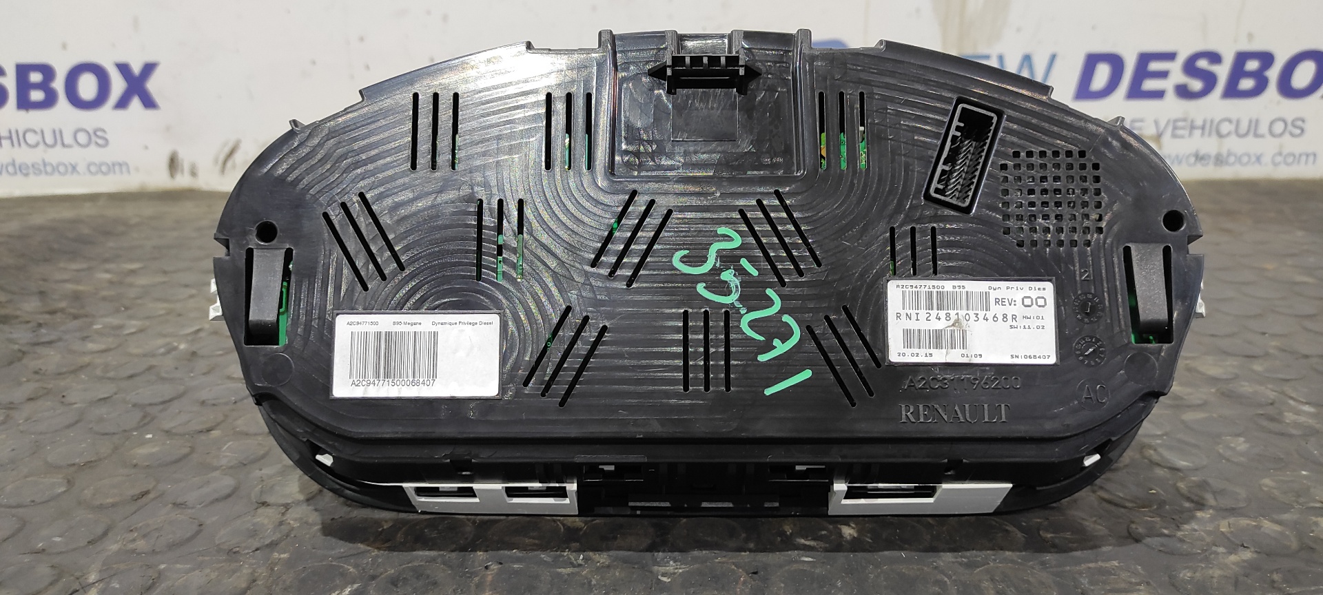 CUADRO INSTRUMENTOS RENAULT MEGANE III BERLINA 5 P - vista 5