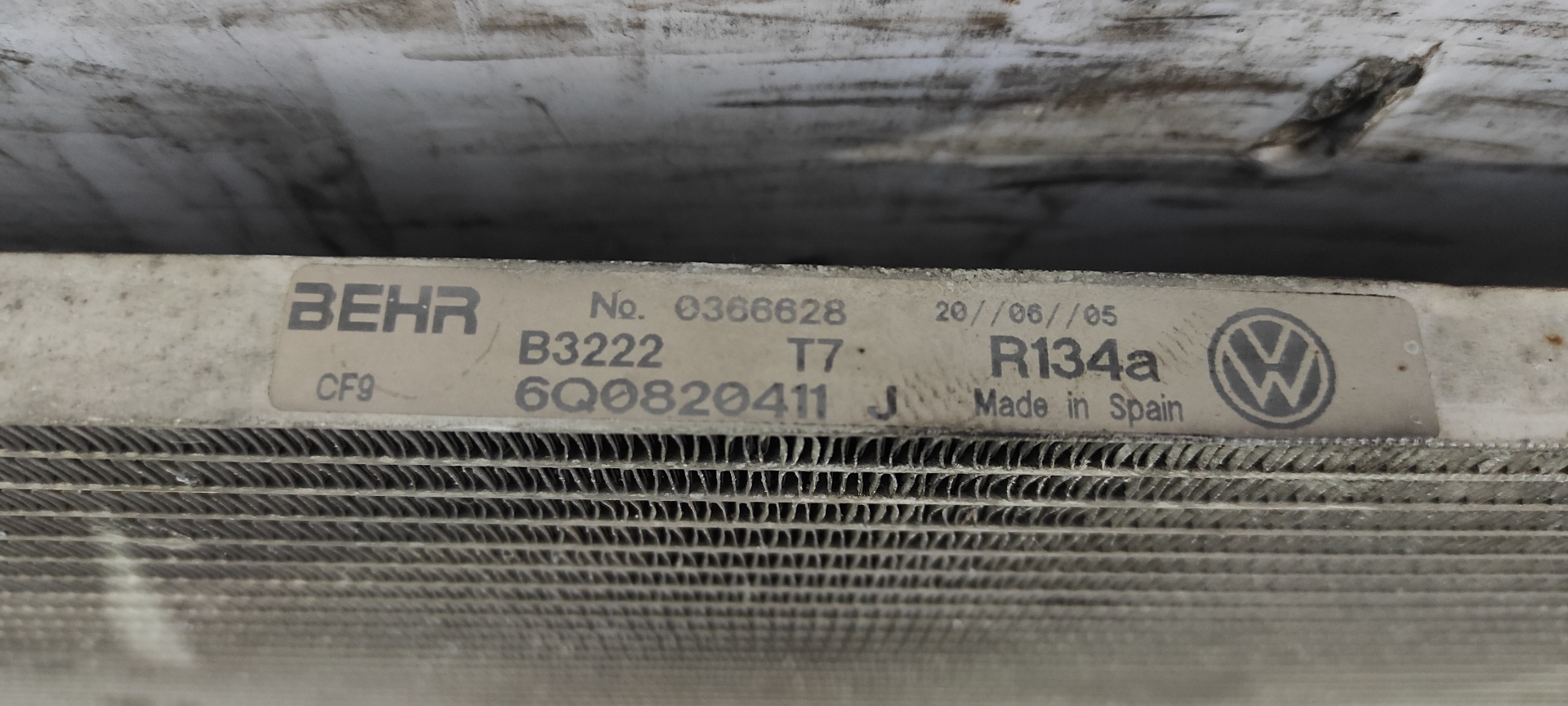 CONDENSADOR / RADIADOR  AIRE ACONDICIONADO VOLKSWAGEN POLO (9N3) - vista 2