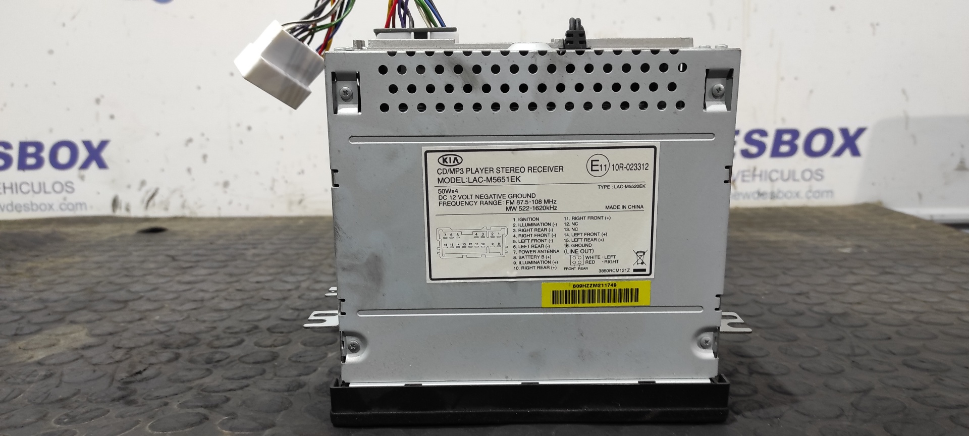 SISTEMA AUDIO / RADIO CD KIA SPORTAGE - vista 8