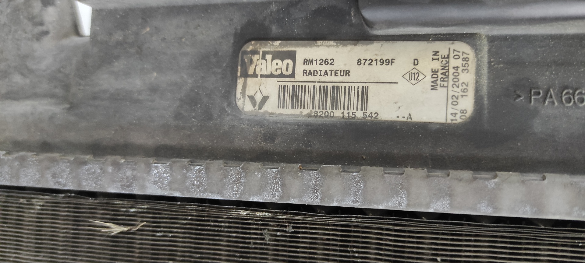 RADIADOR AGUA RENAULT MEGANE II CLASSIC BERLINA - vista 5