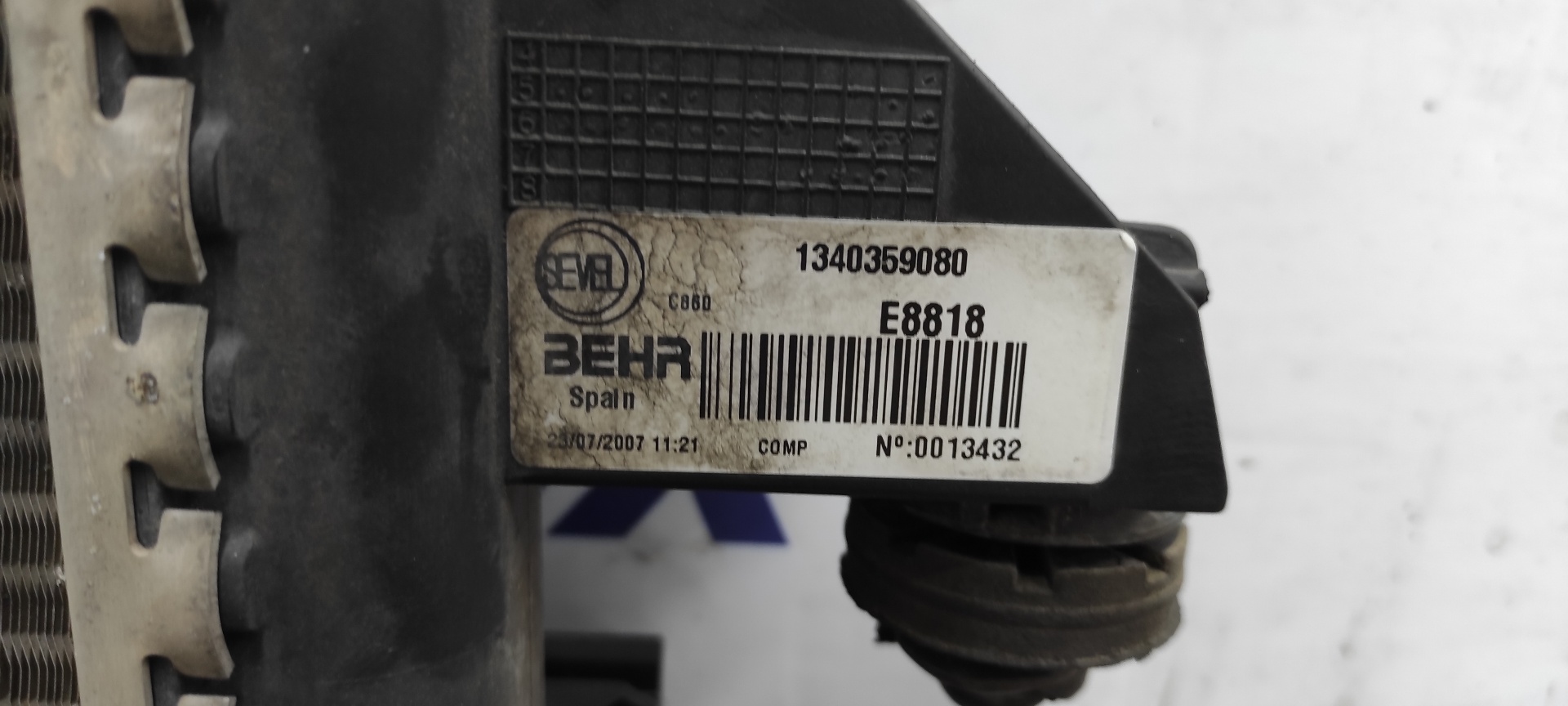 RADIADOR AGUA CITROEN JUMPER CAJA ABIERTA (06.2006 =>) - vista 5