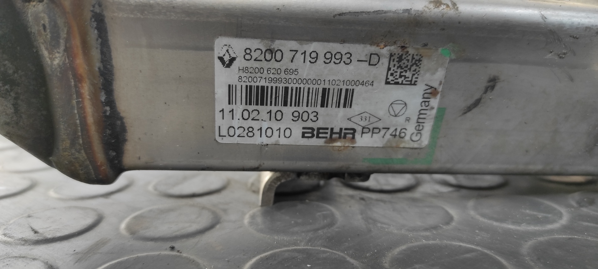 ENFRIADOR EGR OPEL MOVANO B KASTEN/COMBI - vista 5