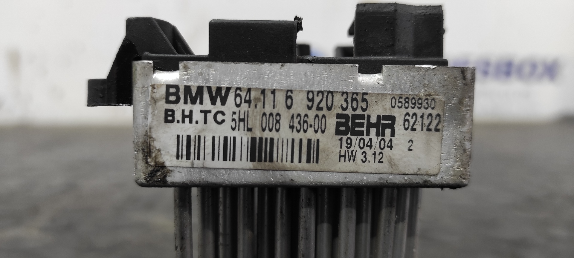 RESISTENCIA CALEFACCION BMW X5 (E53) - vista 5