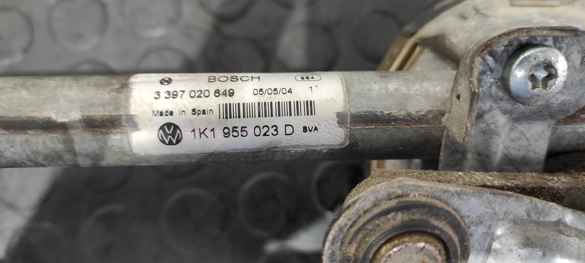 MOTOR LIMPIA DELANTERO VOLKSWAGEN GOLF V BERLINA (1K1) - vista 4