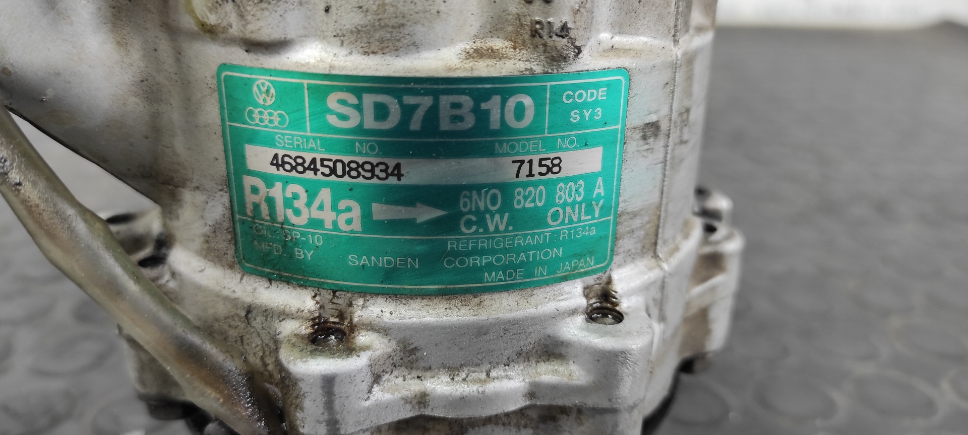 COMPRESOR AIRE ACONDICIONADO VOLKSWAGEN POLO BERLINA (6N1) - vista 3