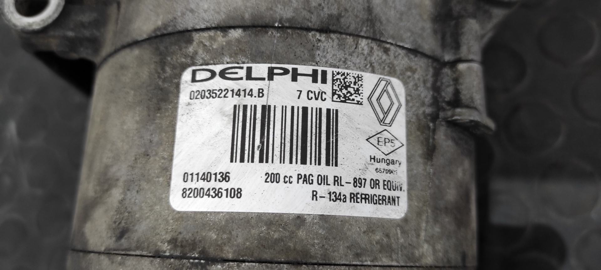 COMPRESOR AIRE ACONDICIONADO RENAULT ESPACE IV (JK0) - vista 2