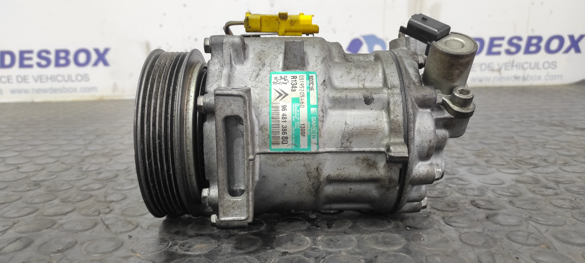 COMPRESOR AIRE ACONDICIONADO PEUGEOT 407 - vista 8