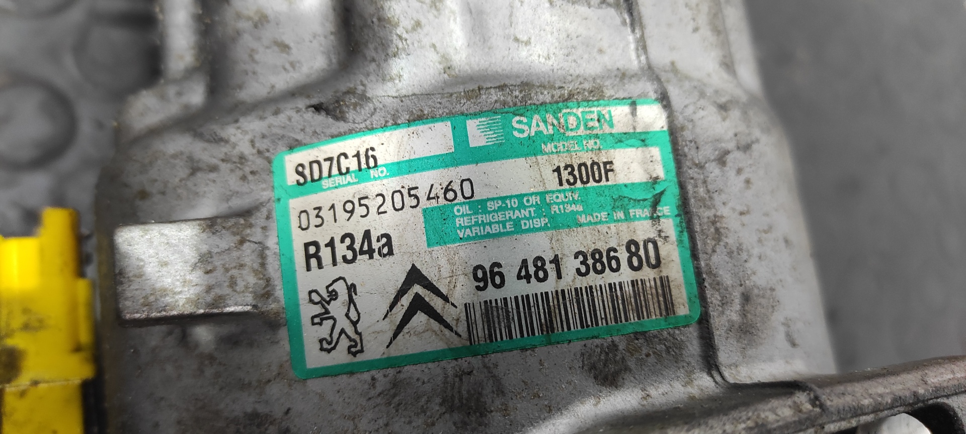 COMPRESOR AIRE ACONDICIONADO PEUGEOT 407 - vista 5