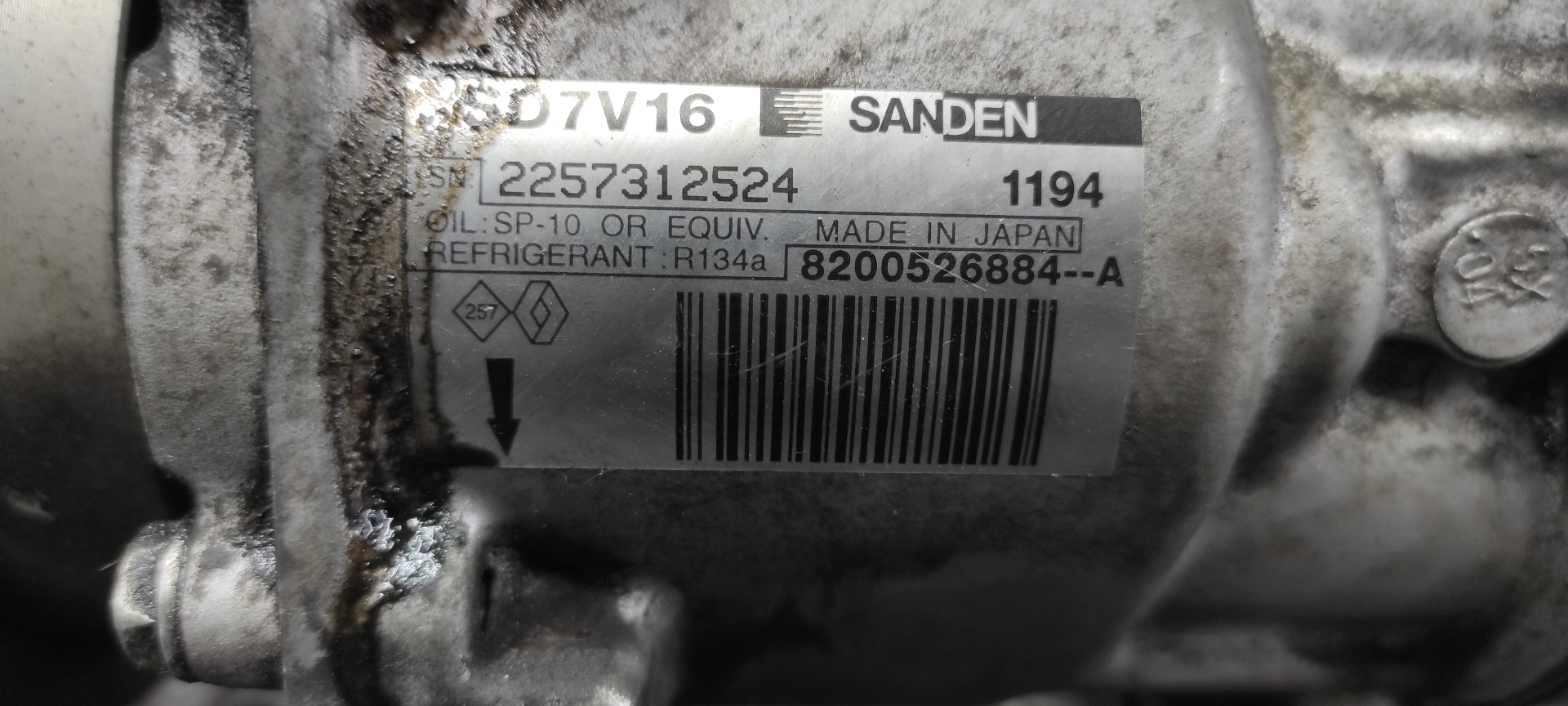 COMPRESOR AIRE ACONDICIONADO DACIA LOGAN - vista 7