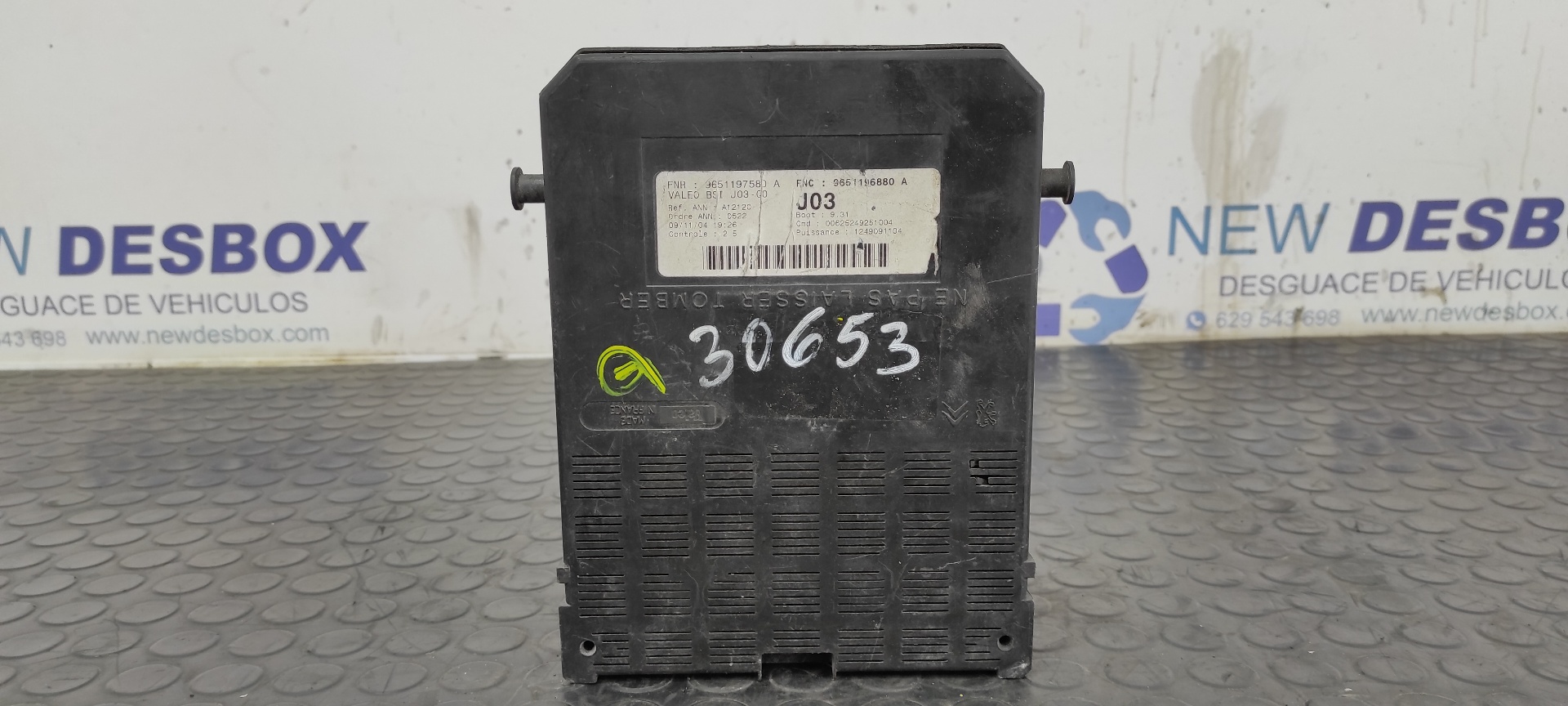 CENTRALITA BSI PEUGEOT 307 (S1) - vista 6