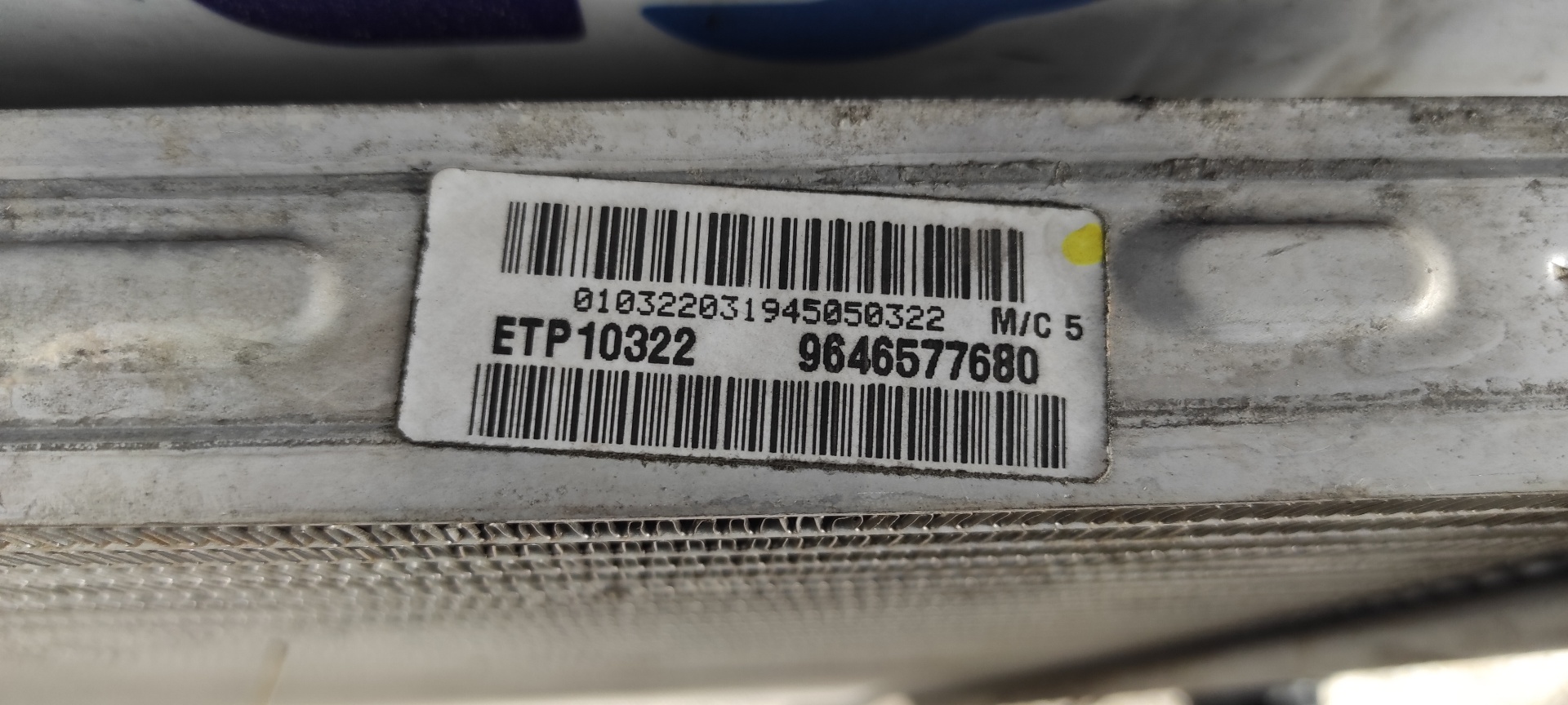 RADIADOR AGUA CITROEN C4 BERLINA - vista 3