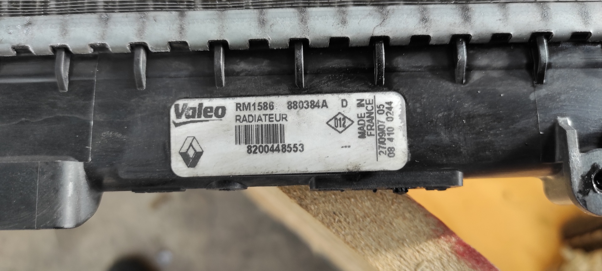 RADIADOR AGUA RENAULT TWINGO - vista 2