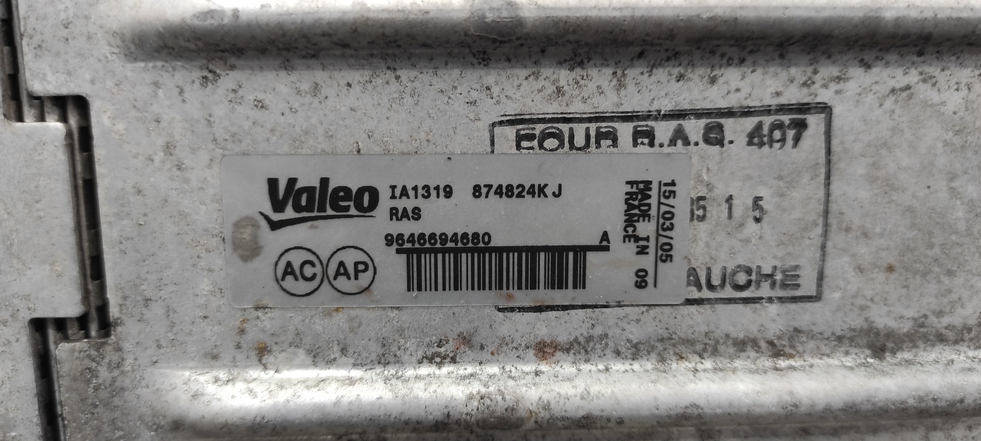 INTERCOOLER CITROEN C4 BERLINA - vista 7