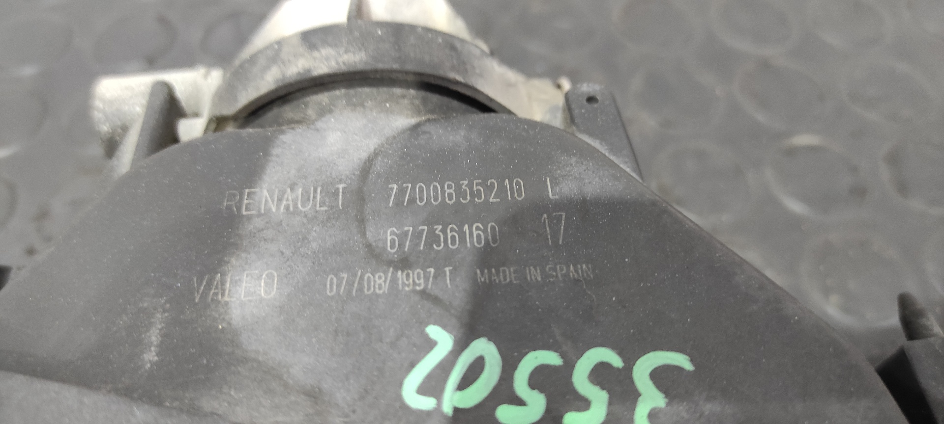 FARO ANTINIEBLA DERECHO RENAULT CLIO I FASE I+II (B/C57) - vista 2