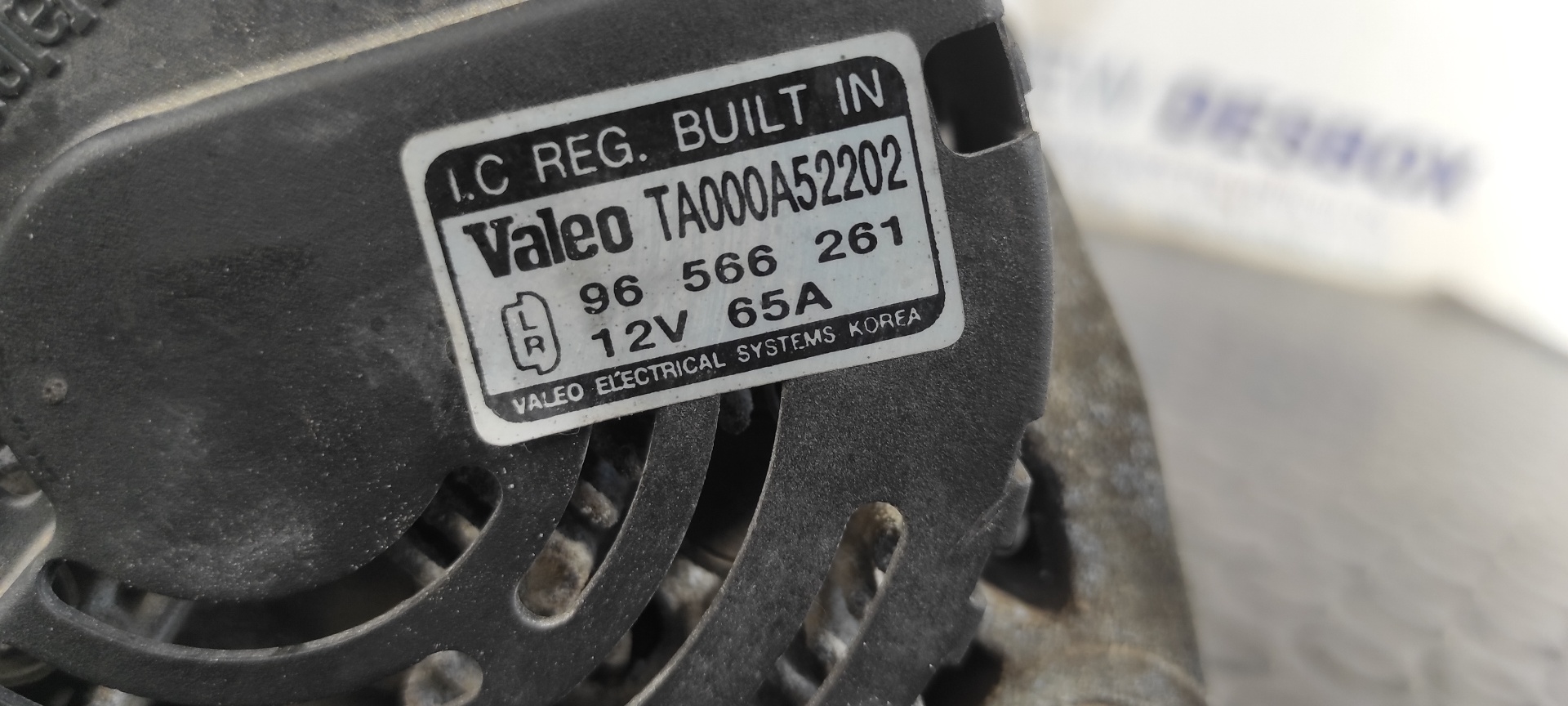 ALTERNADOR DAEWOO MATIZ - vista 8