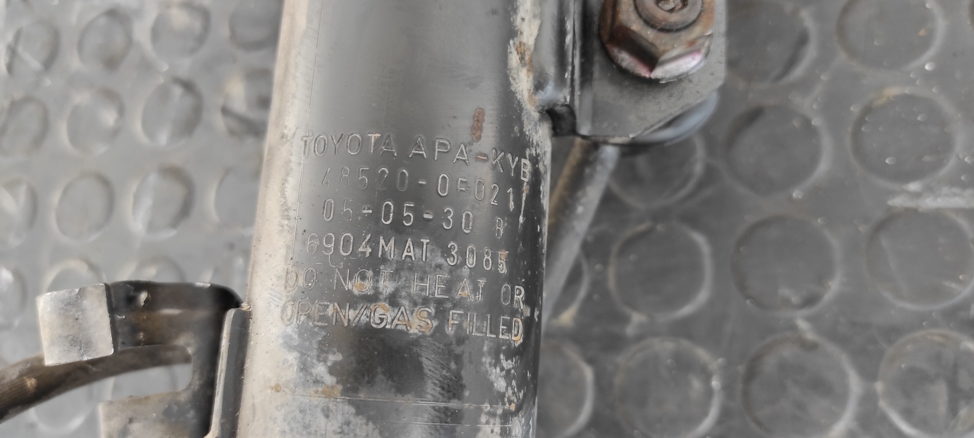 AMORTIGUADOR DELANTERO IZQUIERDO TOYOTA COROLLA VERSO (R1) - vista 4