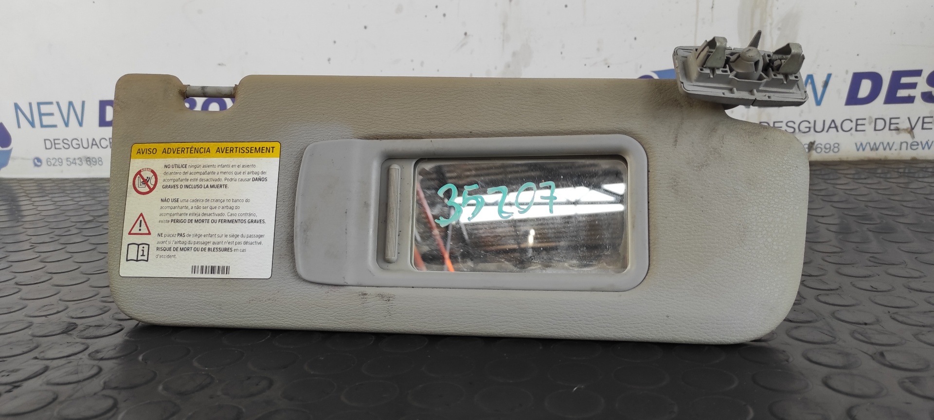 PARASOL DERECHO BMW X3 (F25) - vista 2