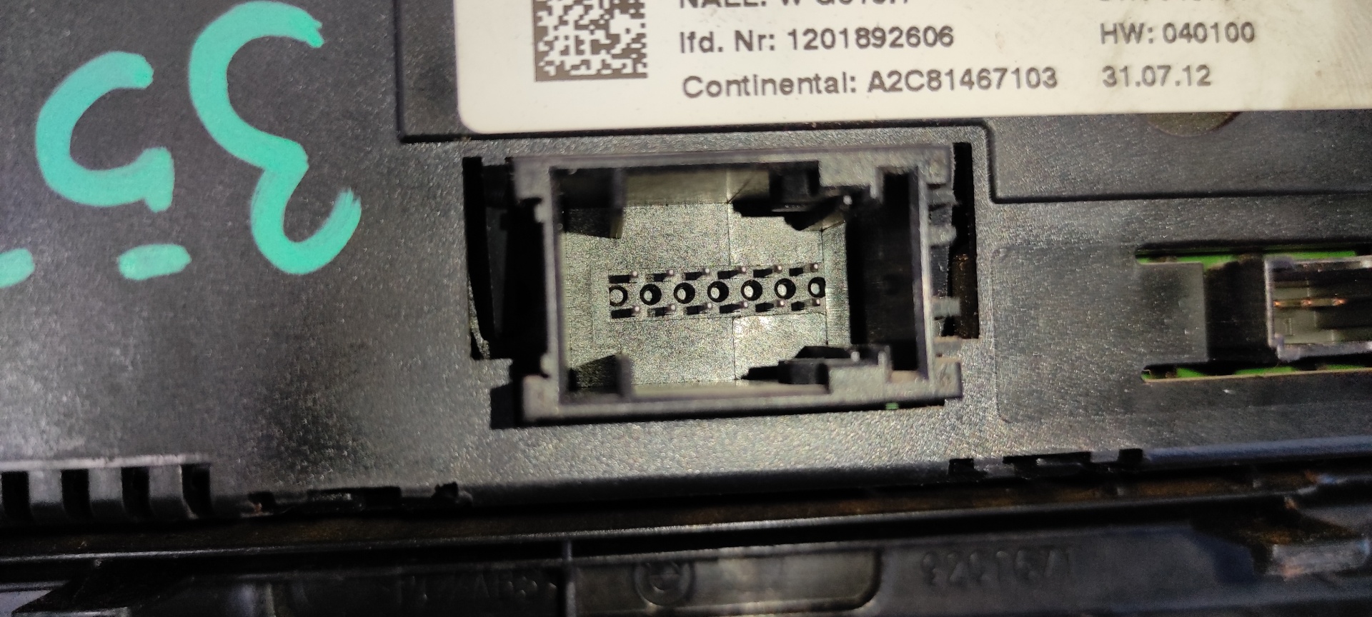 MANDO CLIMATIZADOR BMW X3 (F25) - vista 3