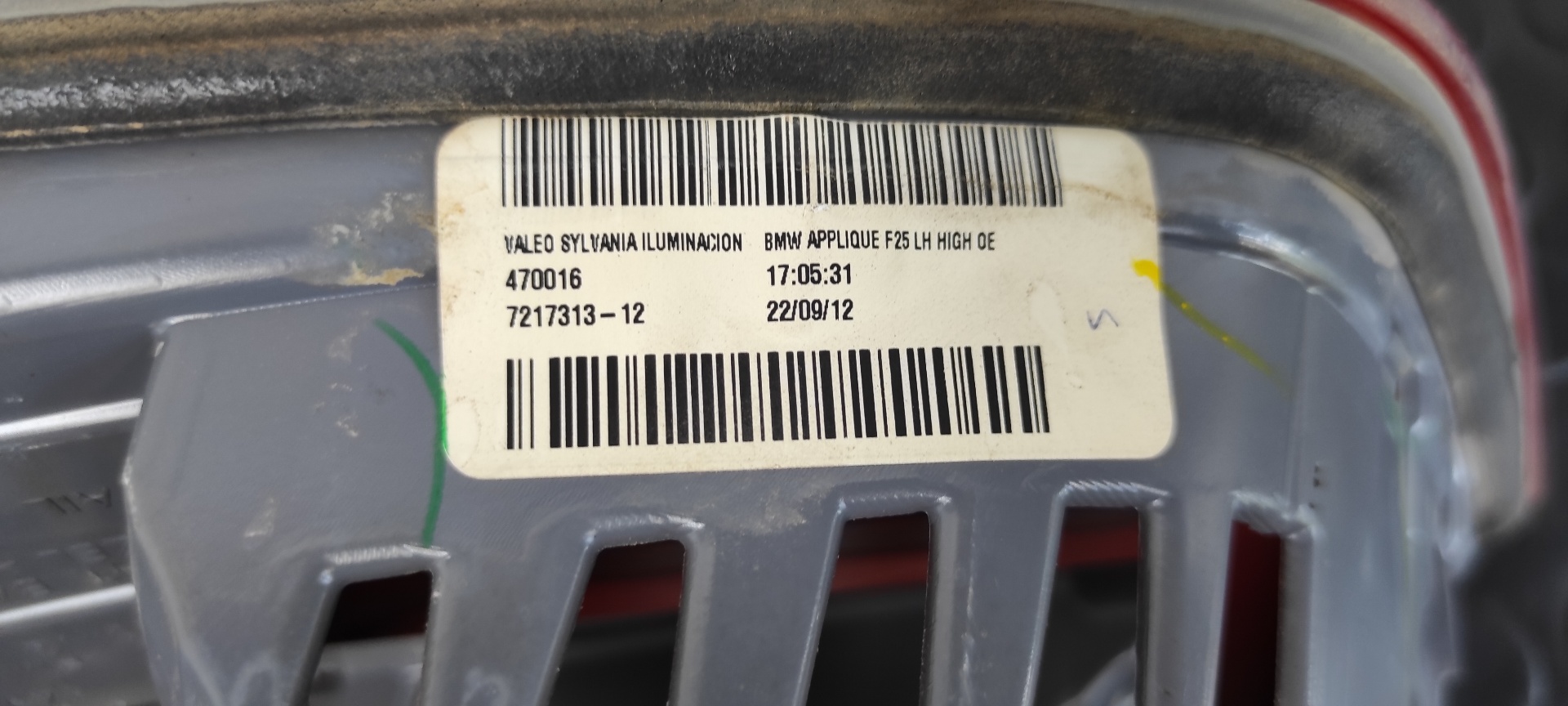 PILOTO PORTON IZQUIERDO BMW X3 (F25) - vista 2