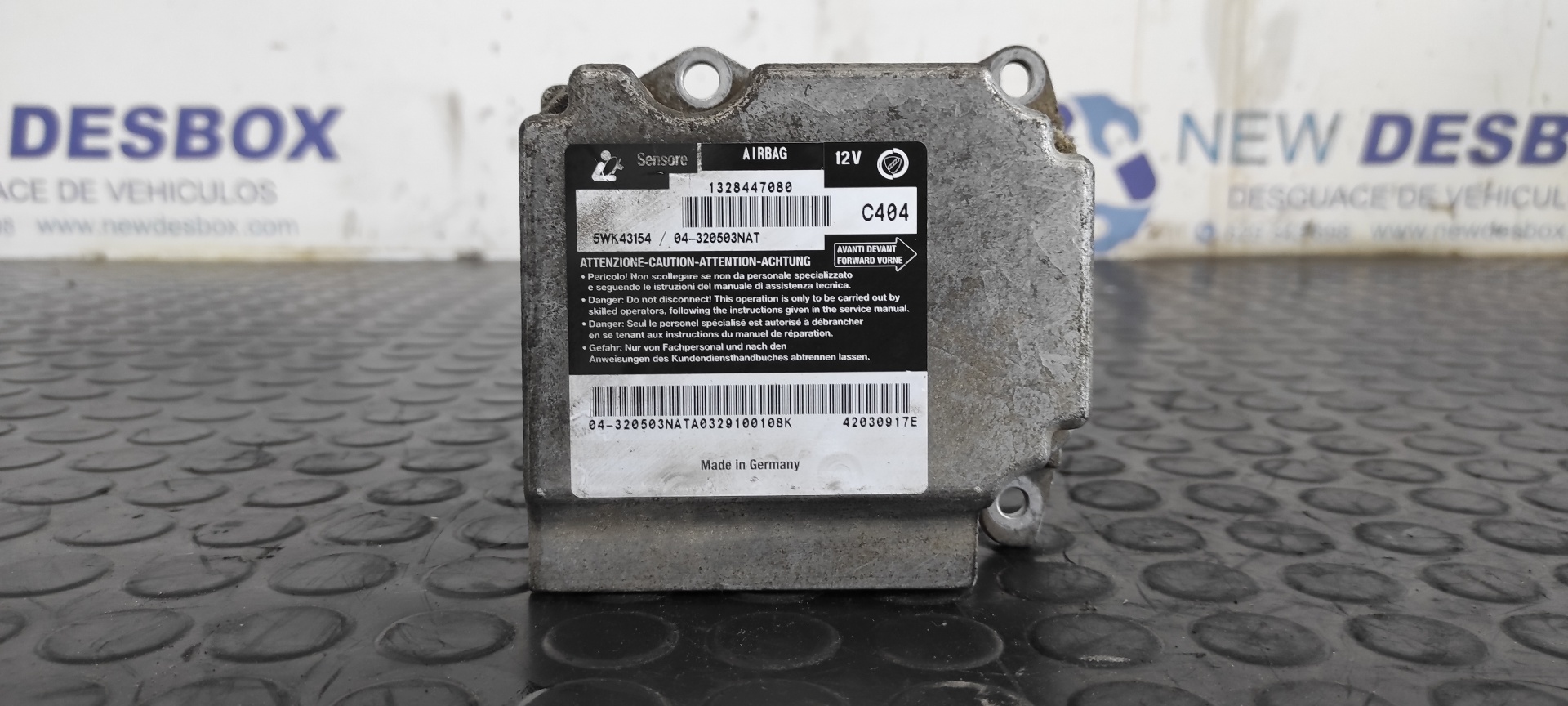 CENTRALITA AIRBAG CITROEN JUMPER CAJA ABIERTA (06.2006 =>)